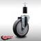 Service Caster 5'' SS Thermoplastic Rubber Wheel Swivel 1-3/8'' Expanding Stem Caster SCC-SSEX20S514-TPRB-138 - alternate 4